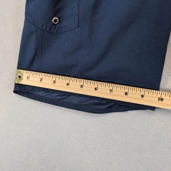 NWT Quiksilver Manic Men's 28x10 Board Shorts Navy Pockets Surfer Swim Trunks - Picture 8 of 10